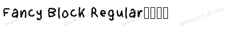 Fancy Block Regular字体转换